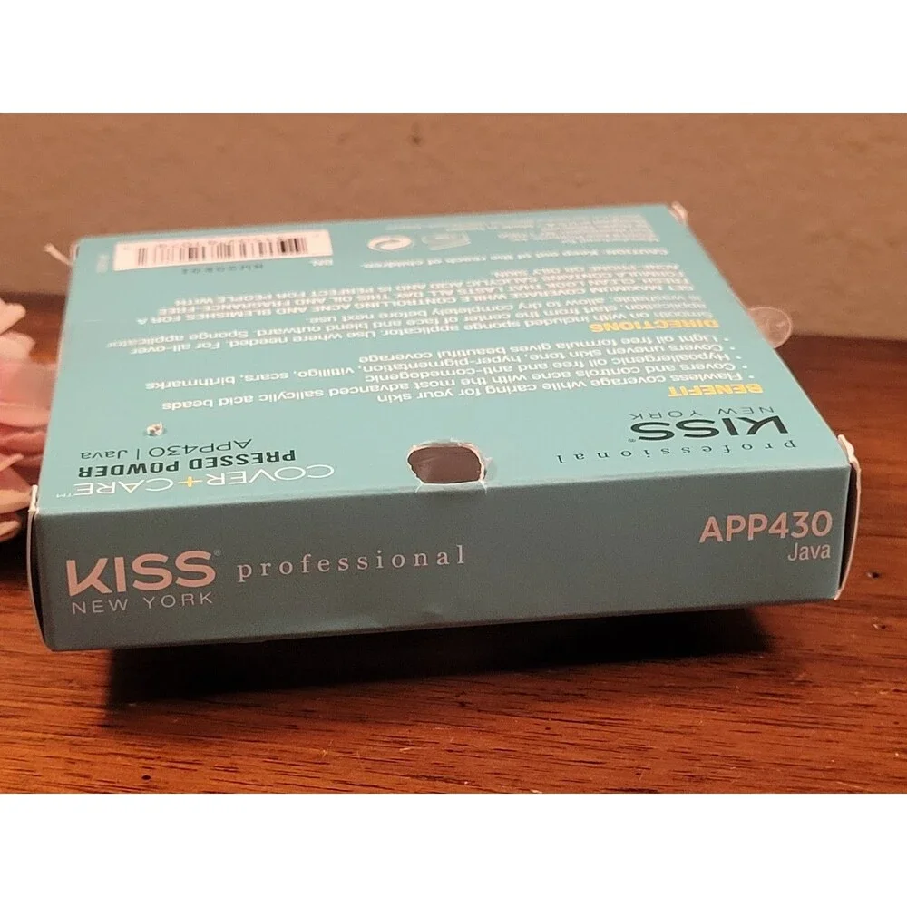 Kiss New York Cover + Care Cream Foundation APP430 JAVA Acne Salicylic Acid